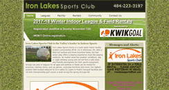 Desktop Screenshot of ironlakessportsclub.com